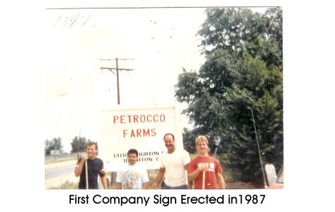 Photo of Petrocco Farms First Sign in Brighton, Colorado